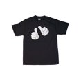 thumbnail image 1 of T-shirt Graphique « Thumbs Up » Noir, Grand, 1 of 1