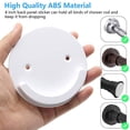 thumbnail image 2 of Hooks Wall Mount Shower Curtain Rod Holder 2 Pcs for Bathroom White Brackets for Shower Rod Not Included Durable and Stainless Finish, 2 of 8