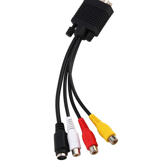 VGA SVGA to S Video AV TV Converter Cable for PC and Laptop
