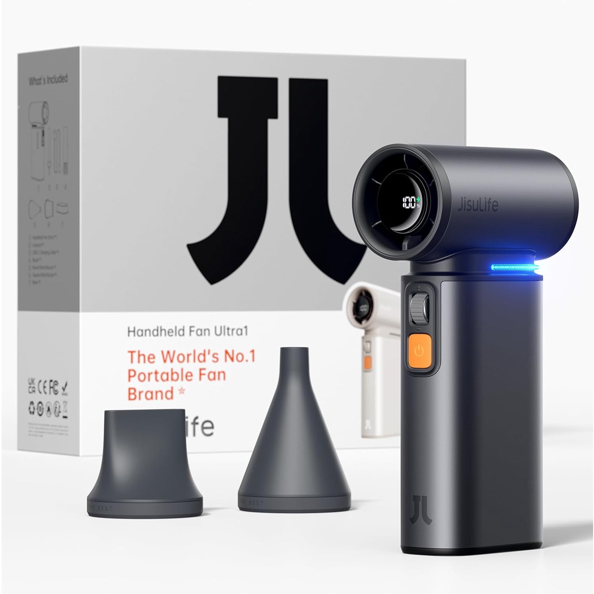 Jisulife Handheld Fan Ultra1 Dark Grey - Walmart.ca
