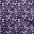 thumbnail image 1 of oneOone Coton Flex Moyen Violet Tissu Floral Rétro Robe Tissu Tissu Imprimé par la Cour 40 Pouces de Large, 1 of 5