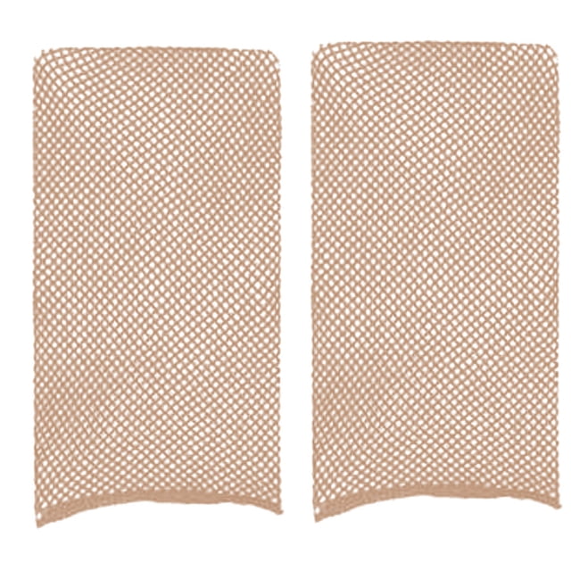 Hi.FANCY 2pcs/set Wig Cap Elastic Nylon Hair Net Unisex Snood Cosplay Party Hairdressing Accessories, One-Open, Skin Color