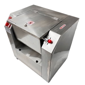 15KG Mélangeur commercial en acier inoxydable mélangeur de viande végétale électrique avec interrupteur d'arrêt d'urgence 110V