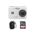 thumbnail image 1 of Kodak PIXPRO FZ45 Friendly Zoom 16MP Full HD Digital Camera (White) Bundled with 32GB Memory Card and Camera Bag, 1 of 11