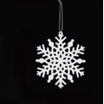 thumbnail image 2 of Pendentif Flocon de Neige Blanc en Plastique, 2 of 5