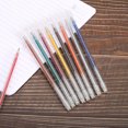 thumbnail image 5 of Unique Bargains 6.3' 1mm Bold Line Flash Gel Ink Pens Gel Pens Colorful Graffiti Highlighter Multicolor 24 in 1 Set, 5 of 5