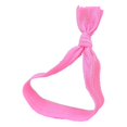 thumbnail image 2 of Hair Ring Seamless High Elasticity Knotted Adjustable Ponytail Holder Colorful Hairs Rope Scrunchies Accessories Multi Color Fluorescent Pink, 2 of 6