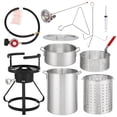 thumbnail image 1 of Ktaxon Trousse de Friteuse d'Extérieur au Propane Casserole en Aluminium pour Frire/faire Bouillir la Dinde 30 Qt Ensemble de 4 Pcs, 1 of 9