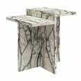 thumbnail image 3 of CosmoLiving by Cosmopolitan Brielle Accent Table, White Faux Marble, 3 of 8