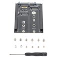 thumbnail image 2 of NGFF SSD Converter To 2.5 Inch  3.0 Card, PCB Iron Durability Dual NGFF B M Key M.2 SSD Card Driver Free Practical 6Gbps  for 2230 2242 2260, 2 of 7