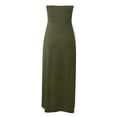 thumbnail image 5 of JIRNDf Robes de Printemps pour Femmes 2025 Tendance Plage Débardeur Sans Manches Ample Col Rond Robe Bohème Femme Ligne A Vert m, 5 of 5