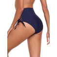 thumbnail image 4 of RELLECIGA Bas de Bikini Réversible Taille Haute pour Femmes, 4 of 7