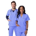 thumbnail image 4 of Sivvan Haut d'Uniforme Unisexe à Col en V à 3 Poches (Offert en 15 Couleurs), 4 of 7
