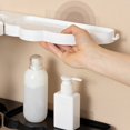 thumbnail image 4 of Oleegame 1PC Spoon And Lid Rest Corner Shower Caddy Bathroom Shelf Organizer No Punching Corner Shelf Shampoo Holder Storage Rack With Hook White White, 4 of 8