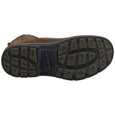 Skechers USA Men's Segment-Dorton Chukka Boot,Dark Brown,11 M US