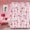 Pink White, variant on Valentine''s Day Shower Curtain Black White Love Heart Sweetheart Romantic Couple Bathroom Decor Curtain with Hooks,Black White
