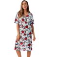 thumbnail image 1 of Robe de Nuit à Manches Courtes pour Femmes, 1 of 3