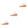 thumbnail image 4 of Thinsony Playful Animal Shaped Door Stopper Non for Slip Safety Cartoon for Office Door Seam Rabbit 3Set, 4 of 6