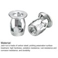 thumbnail image 4 of Unique Bargains M8 Jack Nuts, 10 Pack Threaded Insert Nut 304 Stainless Steel Rivet Nuts, 21mm Length, 4 of 5