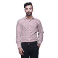 thumbnail image 1 of BESTMAN Printed Formal Shirts For Men Spread Collar Cotton Shirt, 1 of 5