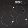 thumbnail image 2 of 4pcs Ukelele Ukulele Uke String Carbon Fiber Material Transparent, 2 of 7