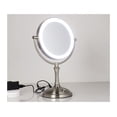 thumbnail image 4 of 8 Inch Cosmetic Mirror Lighted Double Sided 1/3x Magnifying Makeup Mirror With Led Light 2-Face Desktop Brightness Adjustable ,Widely Use, 4 of 7