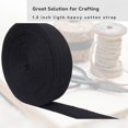thumbnail image 5 of Heavy Cotton Webbing 1 1/2 Inch - (Black, 10 Yards) - MATADOR USEFUL GOODS, 5 of 5