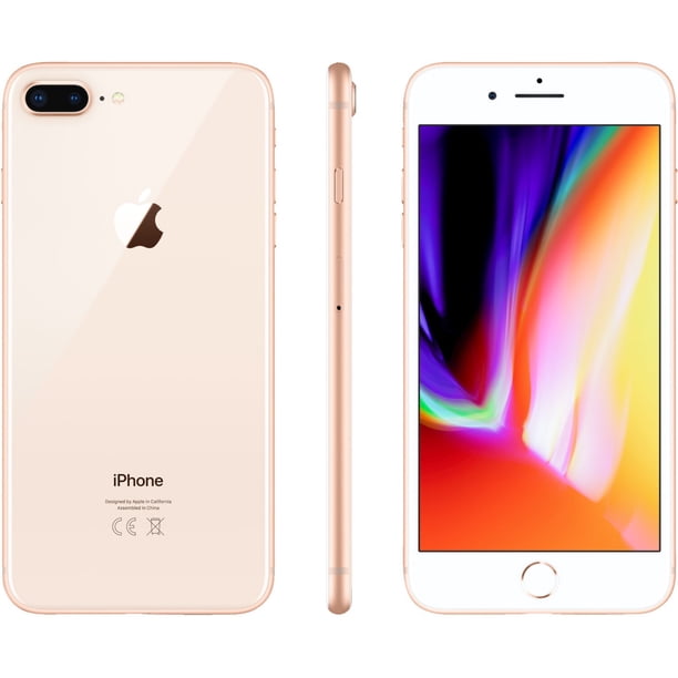 Refurbished Apple iPhone 8 Plus - 256GB – Gold – 12MP Dual Rear
