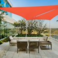 thumbnail image 2 of Yescom 2 Pack 11 Ft 97% UV Block Triangle Sun Shade Sail Heavy Duty HDPE Canopy Garden, 2 of 10