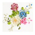 thumbnail image 1 of yuksok Ribbon Embroidery Diy Flower Painting Stamped Cross Stitch Colorful Life 01, 1 of 7