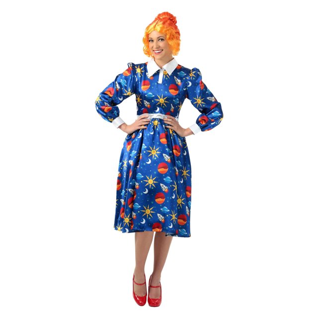 Le Costume Grande Taille de l'Autobus Scolaire de Magie Miss Frizzle