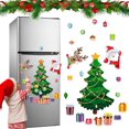 thumbnail image 1 of Christmas Themed Magnetic Sticker, 2025 New Magnetic Christmas Tree for Refrigerator Decorations, Christmas Magnets for Refrigerator Santa Reindeer Magnets for Fridge Metal Door Garage (#A), 1 of 7