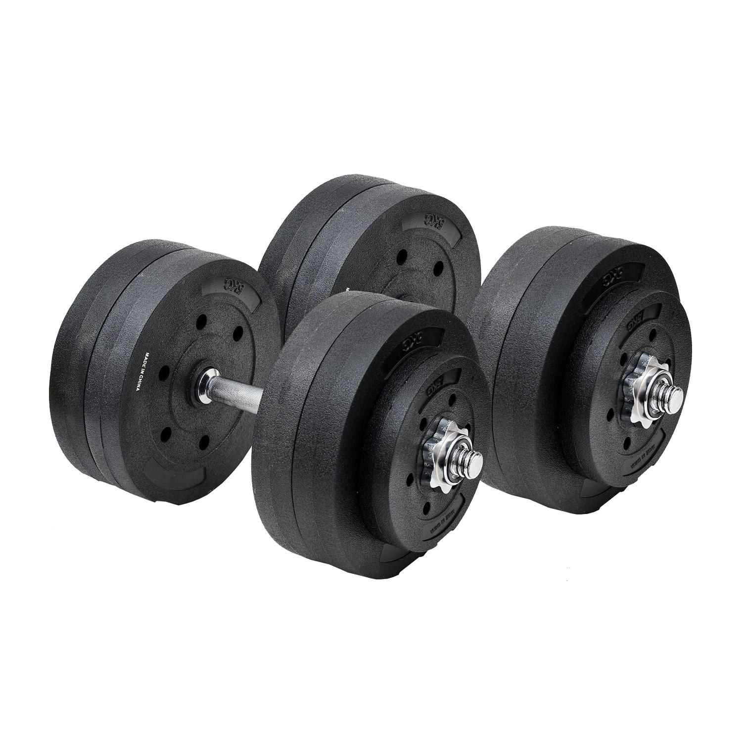 Soozier 110lbs dumbbell set