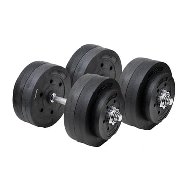 Soozier 110lbs dumbbell set