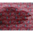 thumbnail image 4 of oneOone Viscose Chiffon Fabric Fish Block Printed Fabric 1 Yard 42 Inch Wide, 4 of 4