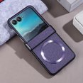 thumbnail image 1 of Feishell for Motorola Razr 2025 Case, Compatible with MagSafe Shockproof Protection Hinge Protection Matte Magnetic Anti-Scratch Phone Case for Motorola Razr 2025, Purple, 1 of 9