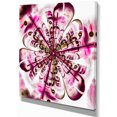 thumbnail image 2 of Art Floral Numérique Parfait en Rose Foncé - Impression sur Toile Florale, 2 of 3