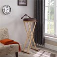 thumbnail image 1 of Proman Products VL17035 Laguna Valet for Tray & Hanger - Medium Walnut, 1 of 2