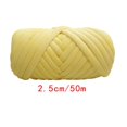 thumbnail image 1 of Langgg 1kg Velvet Chunky Yarn Arm Knitting Rug Making Pillow DIY Hand Knit Pet Bed Crocheting Yellow, 1 of 9