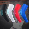 thumbnail image 3 of Elbow Support Compression Honeycomb Pad Brace Joint Sprain Injure Protection Arm Sleeve Sport Black XL, 3 of 9