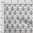 thumbnail image 1 of oneOone Polyester Lycra Fabric Diamond & Swirl Ikat Printed Fabric 1 Yard 56 Inch Wide, 1 of 4