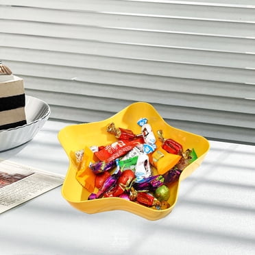 Nilvkv Plateau à Fruits pour la Maison Table Basse Boîte de Fruits Secs Compartimentée Boîte de Rangement pour Melon Bonbons Collations
