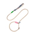 thumbnail image 1 of TIELUTT Durable Dog Leash for Small Medium Dogs Reflective Nylon Pet Outdoor Walking Training Adjustable Dog Bungee Leash Stroller Leash for Wrist Cat Leash Stretchy Tan Leash Training Line for Dogs, 1 of 4