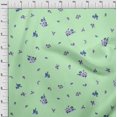 thumbnail image 3 of oneOone Polyester Lycra Fabric Leaves & Flower Floral Decor Fabric Printed BTY 56 Inch Wide, 3 of 4