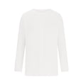 thumbnail image 4 of Timegard Plus Size Knit Tops for Women Crewneck Long Sleeve Sweaters Pullover Fall Winter Solid Color, 4 of 6