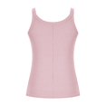 thumbnail image 5 of Yuyuzo Camisoles Grande Taille pour Femmes en Tricot Côtelé Sans Manches Courts Col Rond Coupe Ajustée Doux Couche de Base Camis T-Shirts, 5 of 5