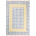 thumbnail image 1 of Casavani Hand Made Durrie Home Dcor Area Rug, Blue 4x4 feet, 1 of 6