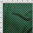 thumbnail image 3 of oneOone Rayon Dark Green Fabric Asian Floral Sewing Craft Projects Fabric Prints By Yard 56 Inch Wide, 3 of 4