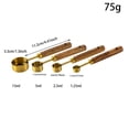 thumbnail image 2 of Measuring Spoons 4PCS Measuring Cups Set With Scale Stainless Steel Cup Measurements Set With Wood Handle Measuring Cups And Spoons Set For Cooking Baking，Easy To Clean And Store, 2 of 3
