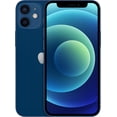 thumbnail image 1 of Refurbished Apple iPhone 12 Mini - 128GB – Blue – 12MP Dual Rear & 12MP Front Camera - Fully Unlocked Smartphone - Excellent Condition, 1 of 9